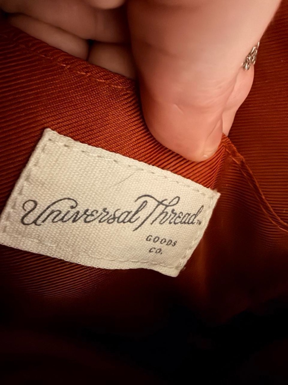 Universal Thread Cream Sherpa Crossbody with Tan Trim - Picture 6 of 6